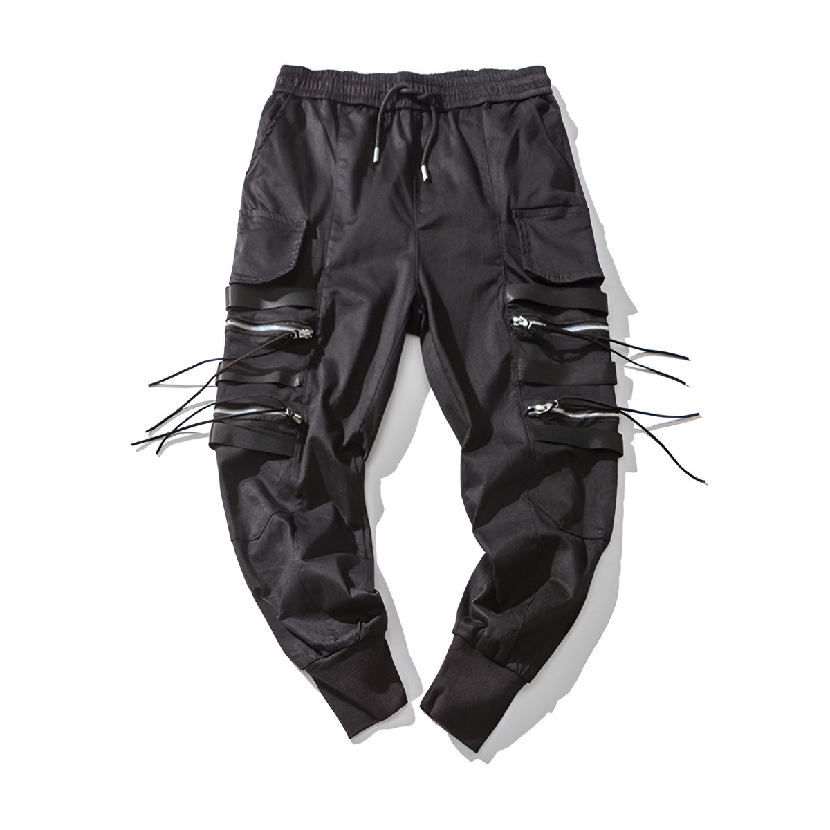 Zipper Techwear Jogger Pants