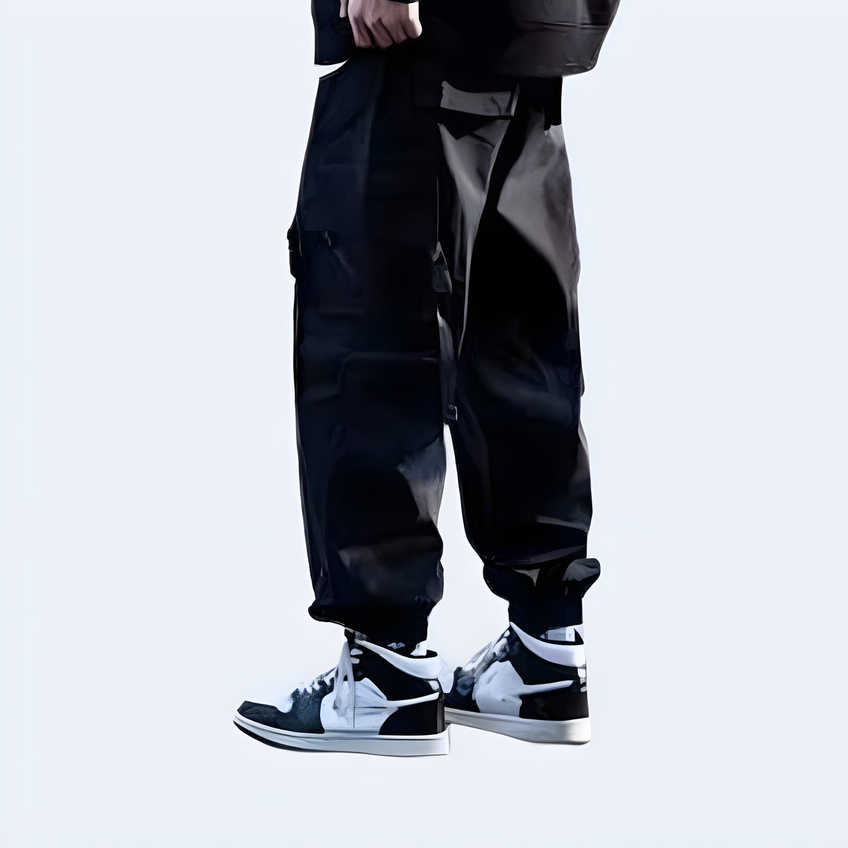 Mens Streetwear Baggy Ninja Pants