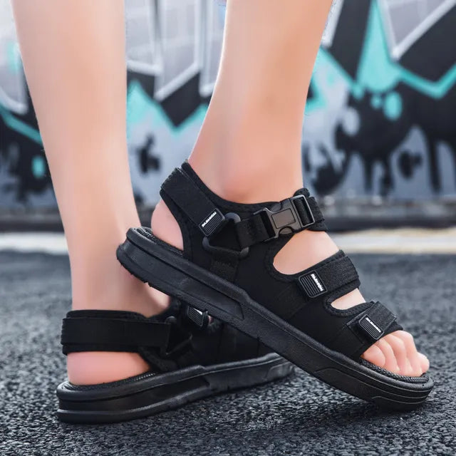 Black Techwear Sandal Techwear UK