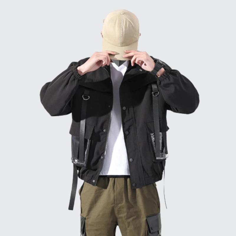 Cargo hooded jacket online