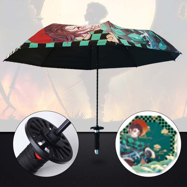 Demon Slayer Katana Umbrella Techwear UK