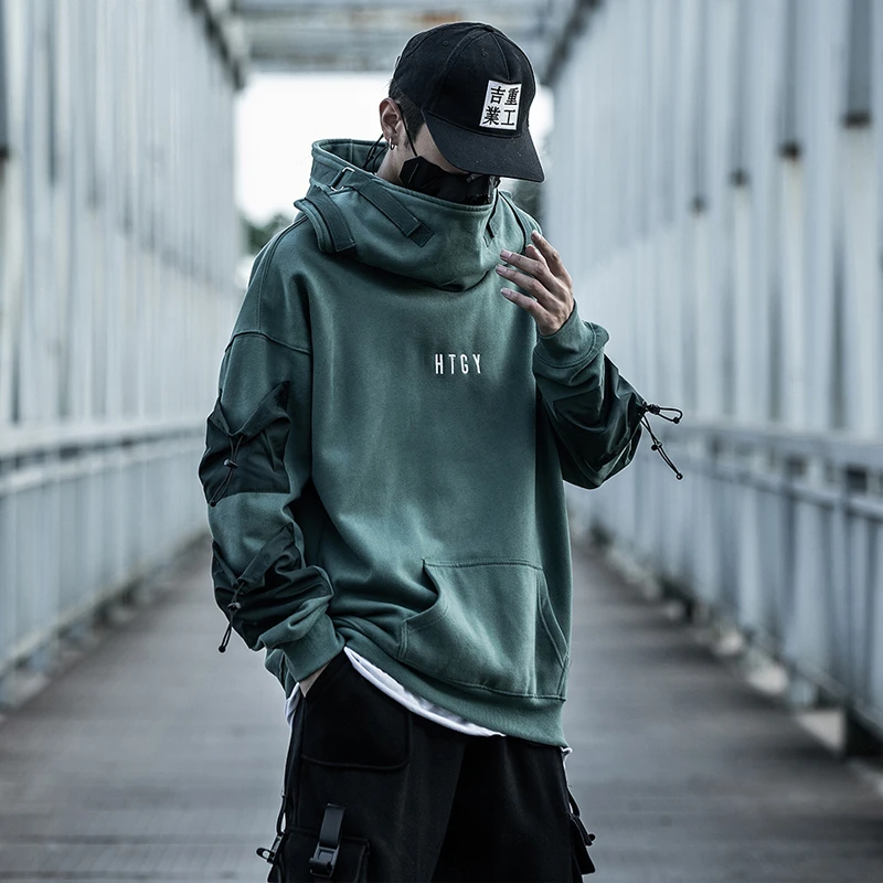 Green top hoodie style