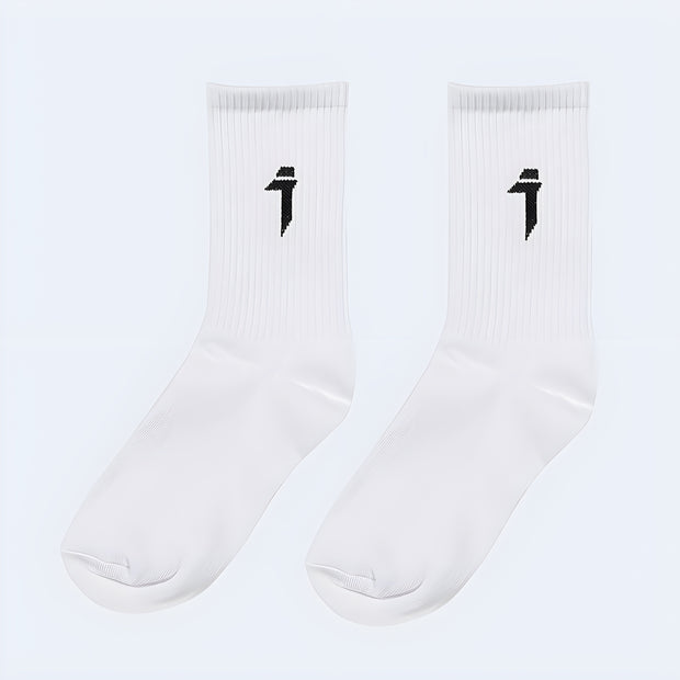 techwear kanji socks techwear style sock letter pattern type