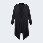 Batwing poncho cape trench coat comes with hood unisex