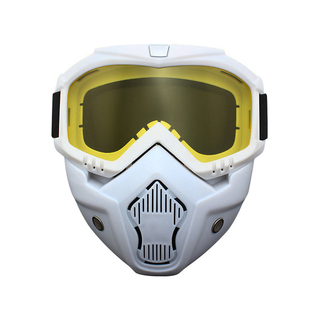 White Techwear Mask