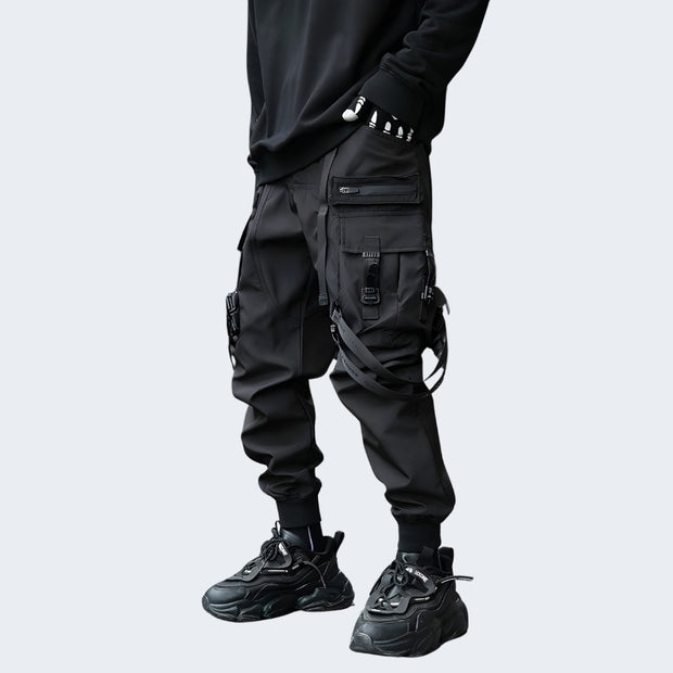 Black Baggy Pants Men – Techwear UK