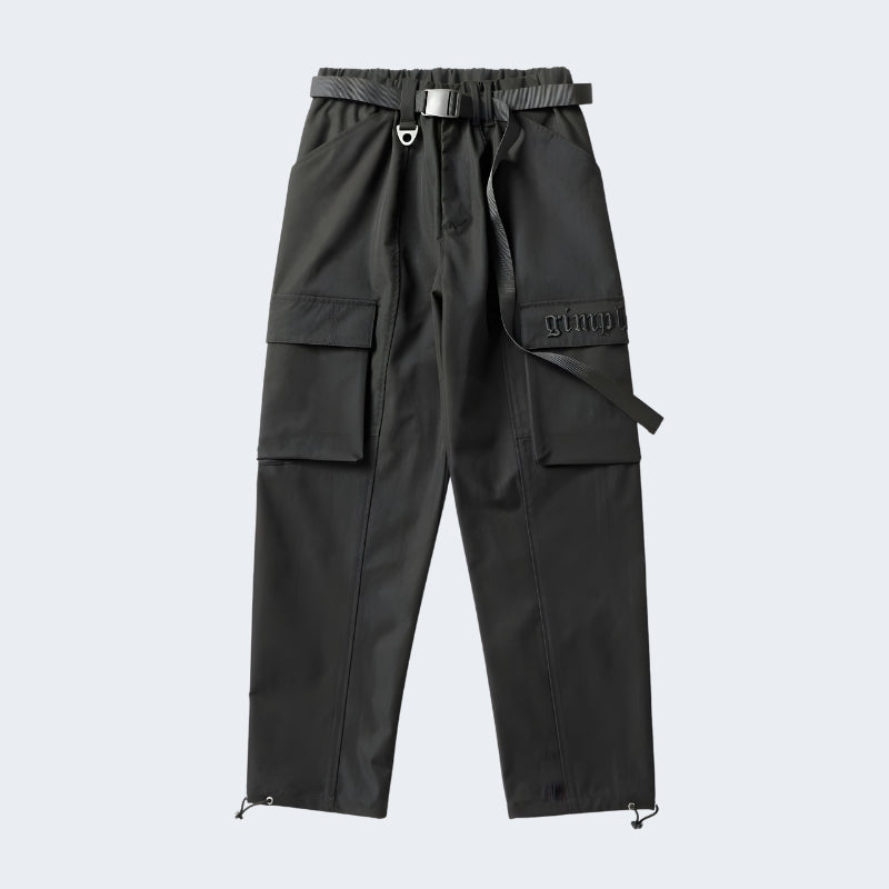 Black Cargo Pants Streetwear – Techwear UK