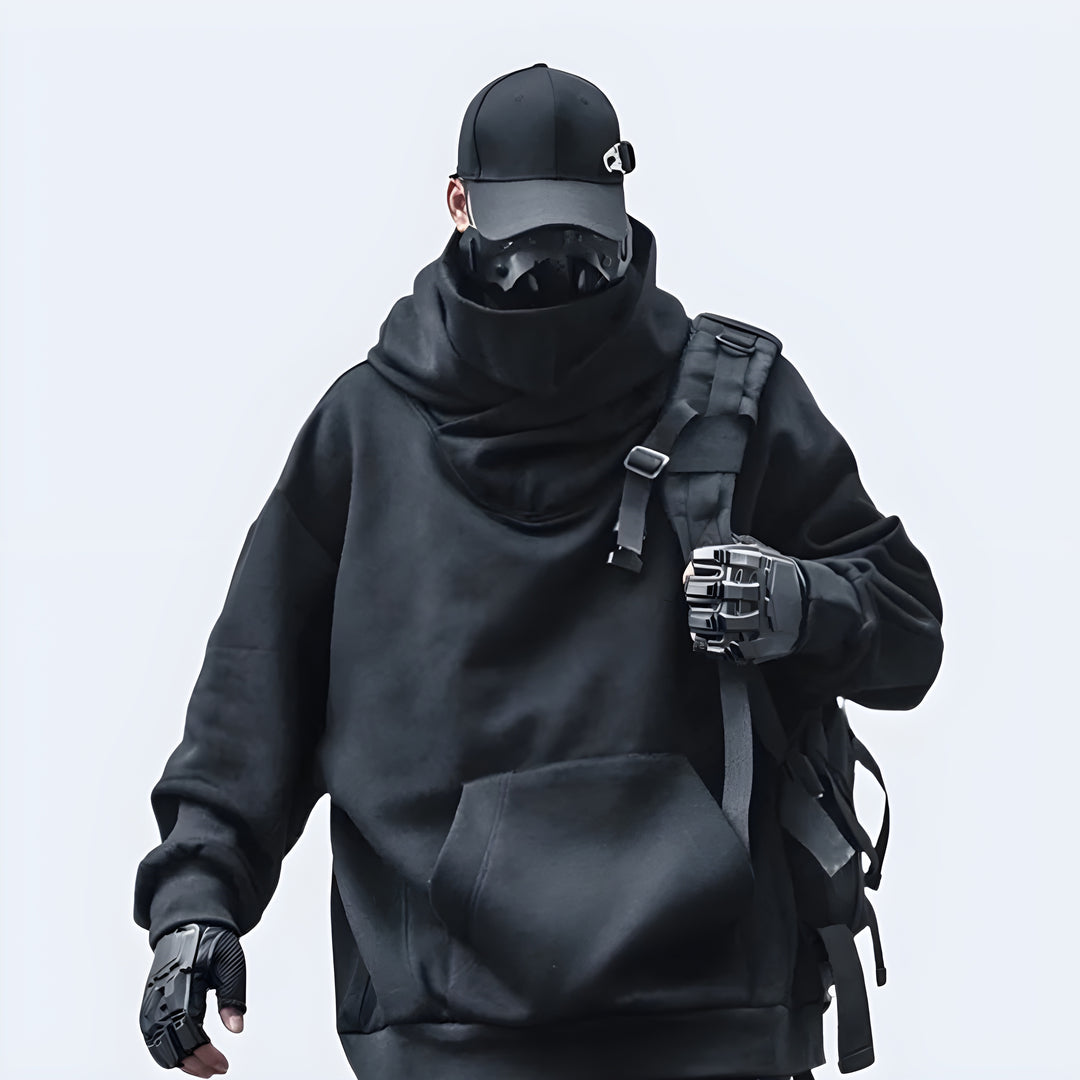 Cyberpunk Style Hoodie Techwear UK