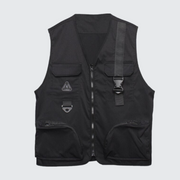Unisex wearing black vest streetwear
