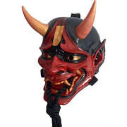 Demon style full face cover mask unisex oni japanese
