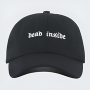Dead inside hat baseball style hat black discount