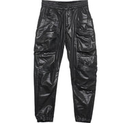 Unisex wearing techwear pants waterproof black