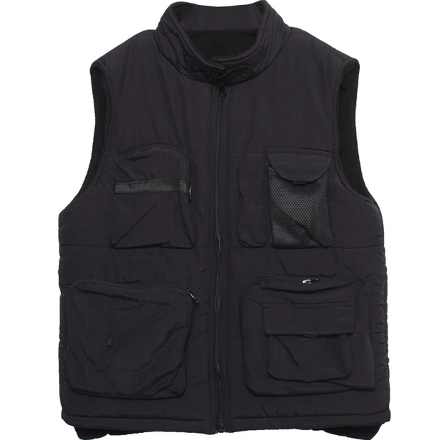 Black scarlxrd vest cotton unisex wearing 