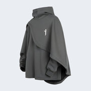 Unisex gray japanese kanji hoodie