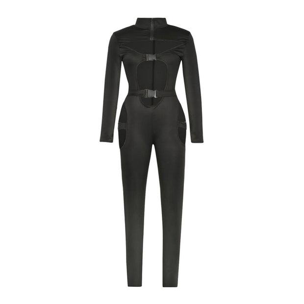 Matrix Hollow Out Bodysuit