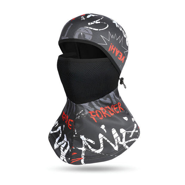 Face cover breathable windproof grafitti style