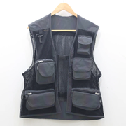 Multiple pockets decoration reflective cargo vest