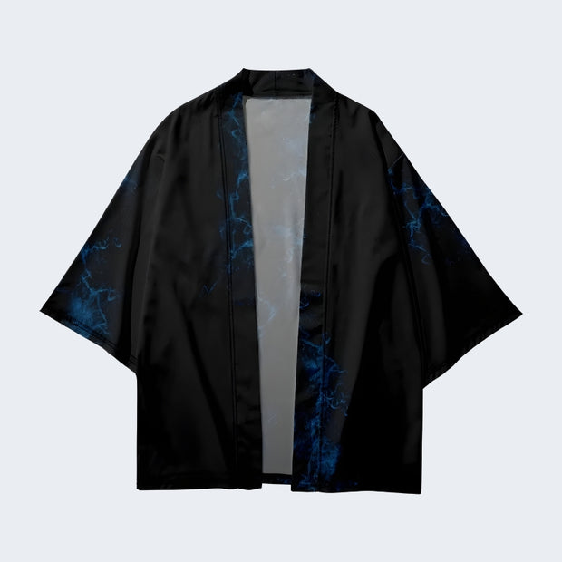 Lightning blue kimono streetwear