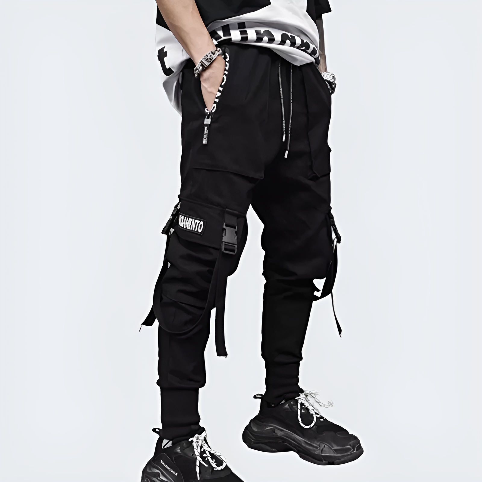 Cargo joggers straps sale
