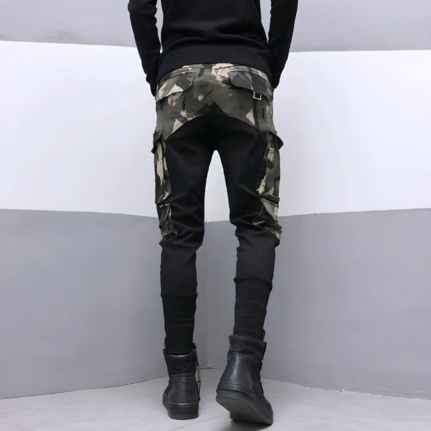 Easy to pair different footwear camo skinny pants 