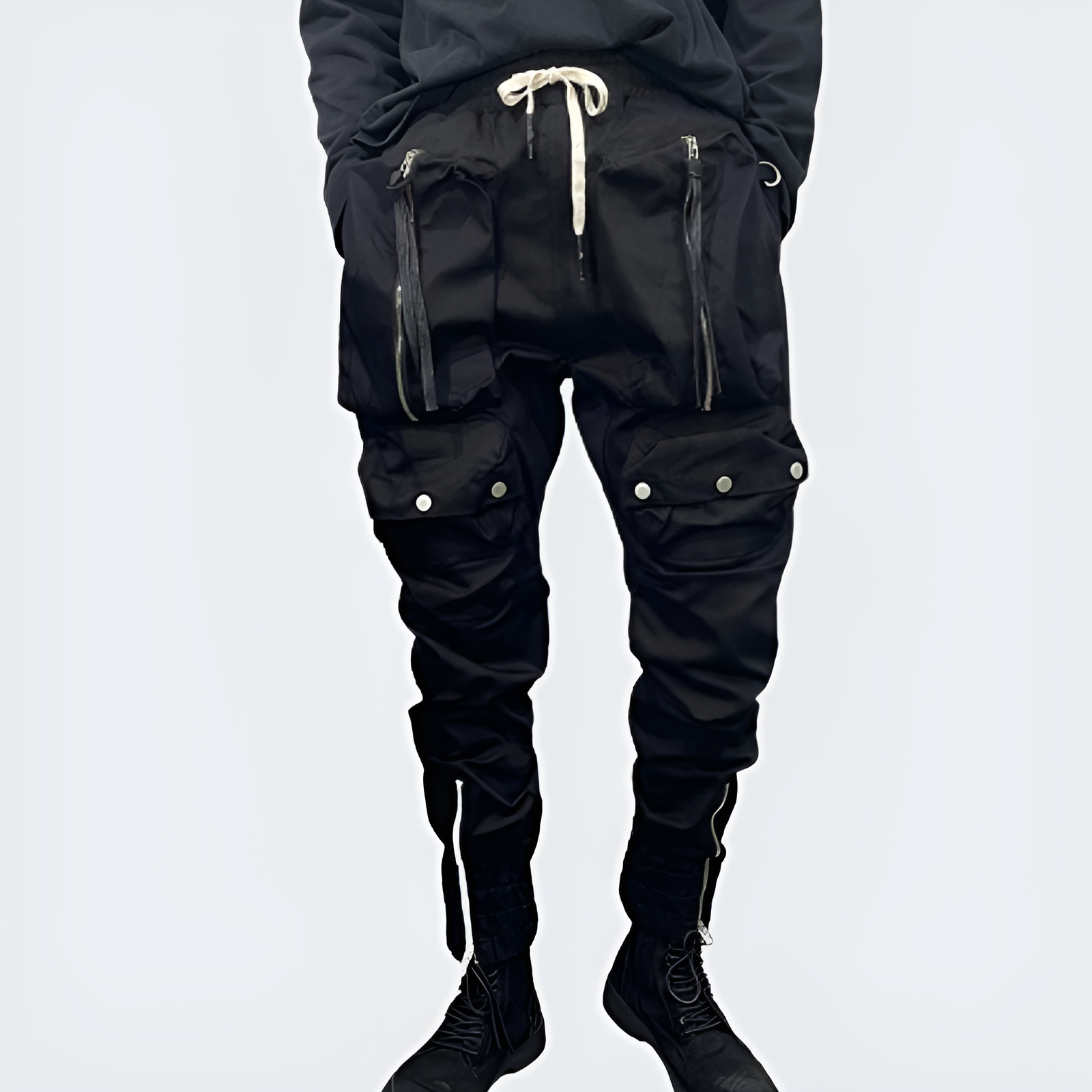 Zipper Techwear Jogger Pants – Techwear UK