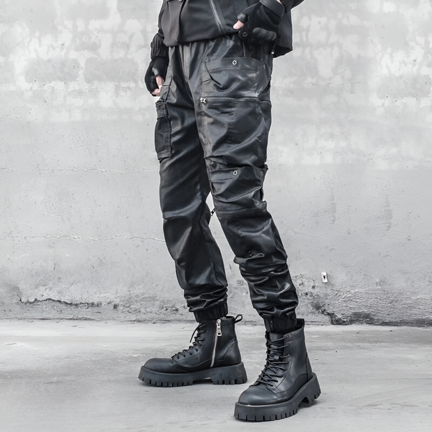 Waterproof type of pant black techwear pants waterproof