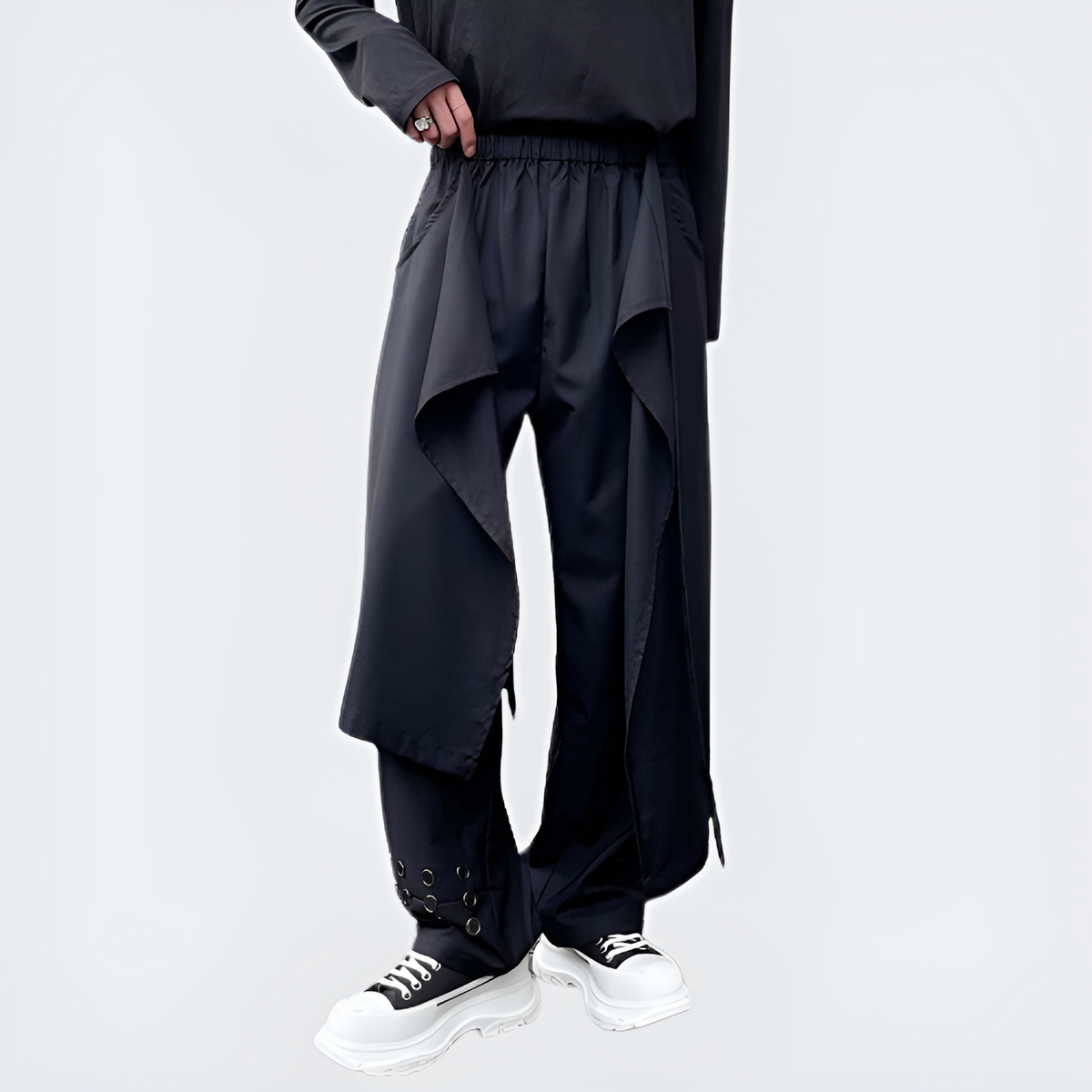 Black Hakama Pants Techwear UK