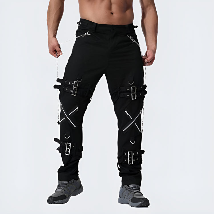 Cyberpunk 2077 Black Pants Techwear UK