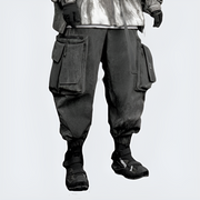 Dark Grey cargo pants multi side pockets for added storage