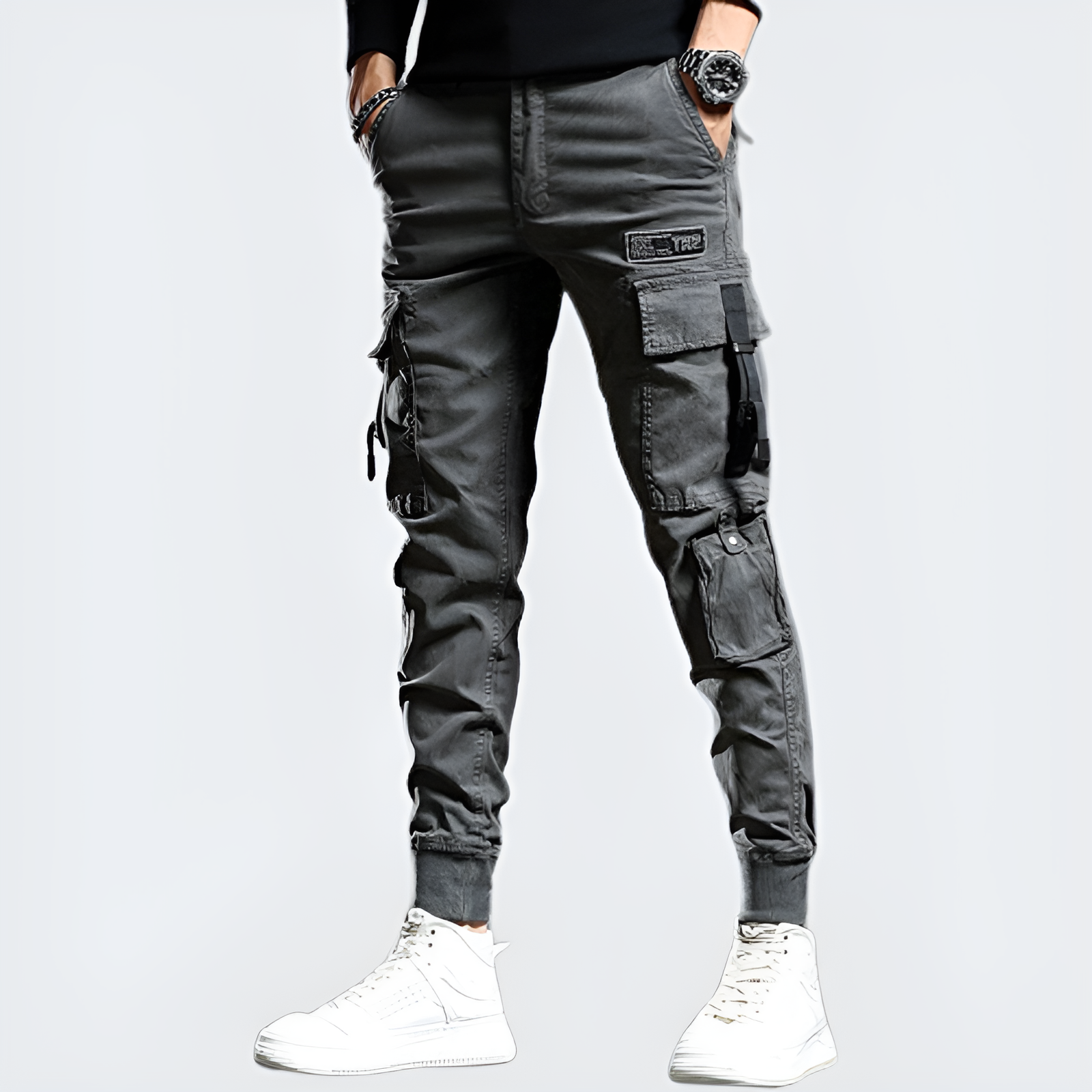 Cargo joggers skinny discount