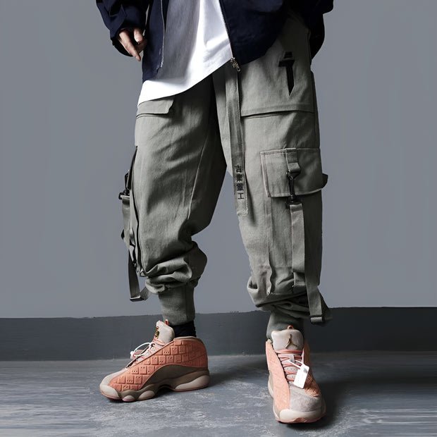 Man wearing Japanese style Army Green 11 Bybb’s Pants