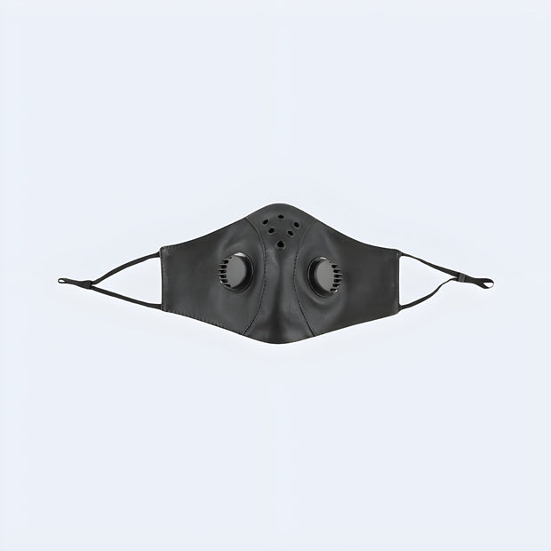Black face mask techwear style mask lower half face cover