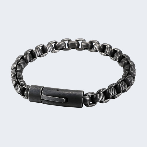 Techwear metal bracelet streetwear style bracelet