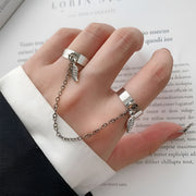 Men's Finger Ring Bracelet