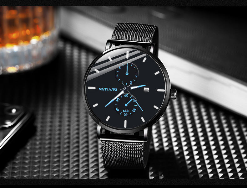 Black Steel Watches Techwear UK