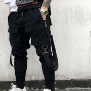 Unisex wearing black pencil jogger pants