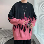 Pink Flame Sweater