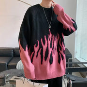 Pink Flame Sweater