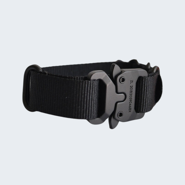 Techwear Buckles Bracelet Black