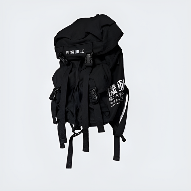 By bbs backpack adjustable straps buckle closure