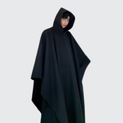 Batwing cape poncho comes with hood unisex  