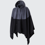 Batwing poncho sweater comes with hood unisex 