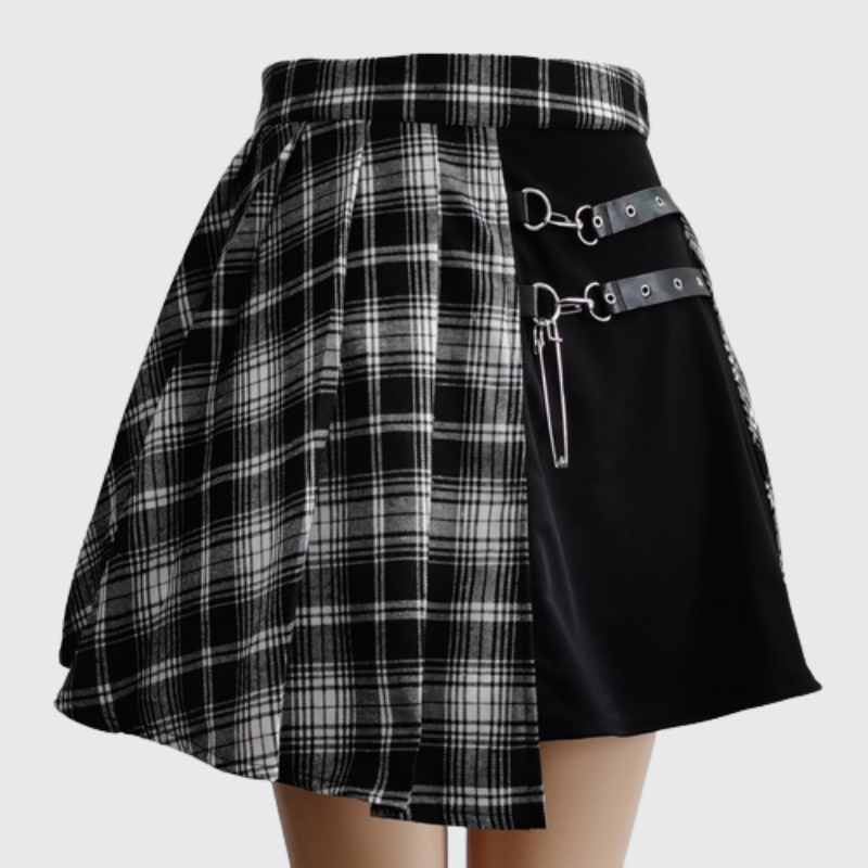 Goth Pleated Skirt – Techwear UK