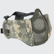  Camouflage half face mask military style