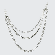 Classic cuban waist chain zinc alloy metal type