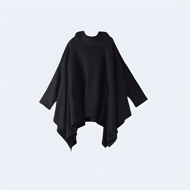 Cloak Coat With Hood