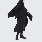 Cloak coat with hood comes with hood unisex