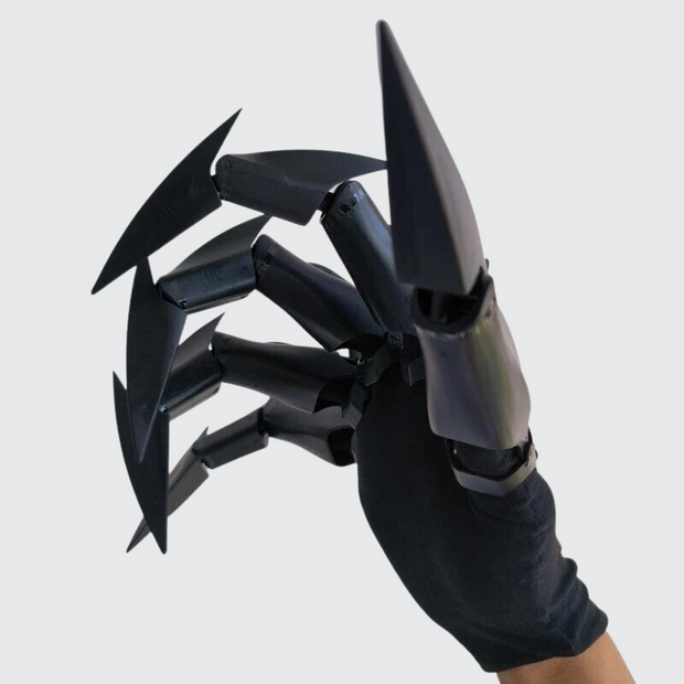 Cyberpunk ghost claws halloween costume accessory gothic style