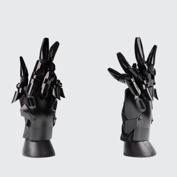 cyberpunk mechanical gloves full finger gloves Cyberpunk costume accessory