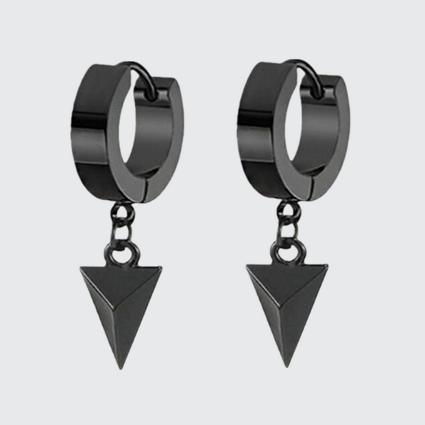Cyberpunk techwear earrings unique shape drop earrings type